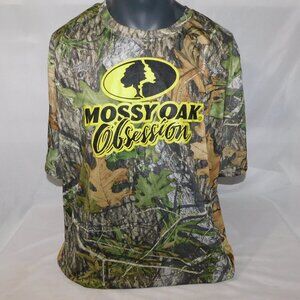 Mossy Oak Obsession Forest Camo Mens 2XL Graphic T Shirt